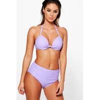 Mix And Match High Waist Brief - purple