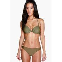 Mix Match Fixed Side Brief - khaki