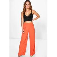 Millie Wide Leg Pleat Trouser - spice