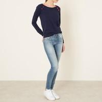 Mid Rise Skinny Jeans, Length 32