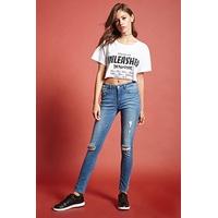 Mid-Rise Skinny Jeans