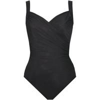 Miraclesuit 1 Piece Black Swimsuit Cup E to G Sanibel Solid women\'s Swimsuits in black
