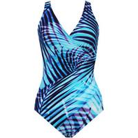 Miraclesuit 1 Piece Blue Swimsuit Oceanus Palm Reader women\'s Swimsuits in blue