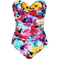 Miraclesuit 1 Piece Multicolored Swimsuit Barcelona Lovely Lady women\'s Swimsuits in pink