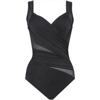 Miraclesuit 1 Piece Black Swimsuit Women\'s Madero D to G Cup women\'s Swimsuits in black