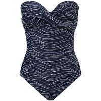 Miraclesuit 1 Piece Navy Blue Swimsuit Barcelona Sonar women\'s Swimsuits in blue
