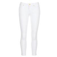 michael michael kors dnm izzy cropped skinny womens skinny jeans in wh ...