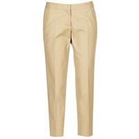 MICHAEL Michael Kors CRPD TRD UP CIGARETT women\'s Trousers in BEIGE