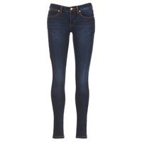 michael michael kors dnm izzy skinny womens jeans in blue