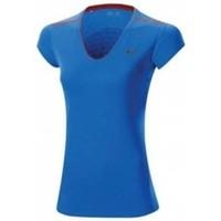 mizuno drylite premium tee womens t shirt in blue