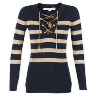 MICHAEL Michael Kors LACED CHAIN TUNIC women\'s Sweater in blue