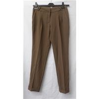 Miss Selfridge - Size: 8 - Brown - Trousers