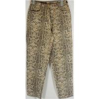 michele size 14 snake skin colour jean trouser