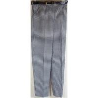 Michele size 14 black and white check jean type trouser