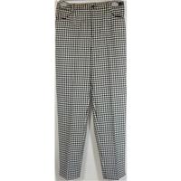 Michele size 14 black & white check jean/trouser