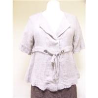 Mixit beige linen top size 10 Mixit - Size: 10 - Beige - Blouse