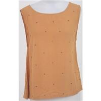 mink pink size s orange vest