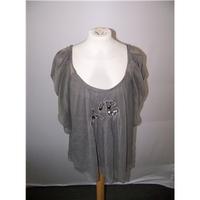 minus grey top size 10 minus size 10 grey blouse