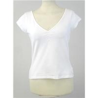 miss selfridge size 12 white short sleeved top