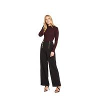 Miss Selfridge High Waisted Button Trouser