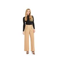 Miss Selfridge Camel High Waist Button Trouser