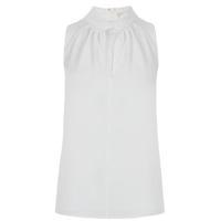 michael michael kors keyhole cut out sleeveless top