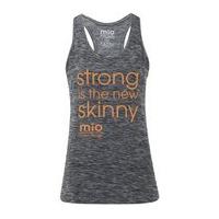 mio skincare womens performance slogan vest black uk 6