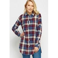 Middle Blue Checked Shirt
