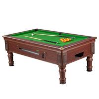 mightymast 6ft prince slate bed english pool table green mahogany