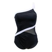 Miradonna Black and White 1 Piece Swimsuit Mirachic Althea