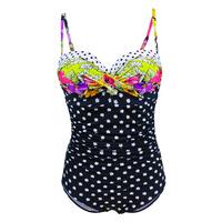 miradonna 1 piece black swimsuit italian garden kotys