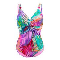 Miradonna 1 Piece Multicolored Swimsuit Foliage Clio