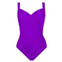 Miraclesuit 1 Piece Purple Swimsuit Sanibel Women Bonnet B à G