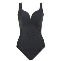 miraclesuit 1 piece black swimsuit wraptress