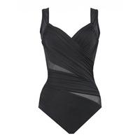 Miraclesuit 1 Piece Black Swimsuit Women\'s Madero D to G Cup