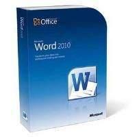 Microsoft Word 2010 English DVD