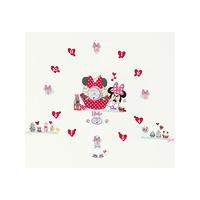 Minnie Mouse Tick Tock Clock and Wall Stickers