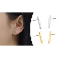 Minimalist T-Bar Earrings - 2 Colours