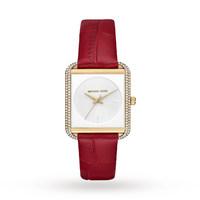 michael kors womens lake red watch