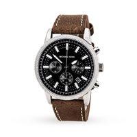 Michael Kors Hawthorne Chronograph Leather Watch