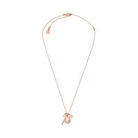 Michael Kors Rose Gold Plated Modern Classic Pearl Cluster Necklace