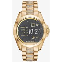 michael kors watch access bradshaw gold tone cz smartwatch