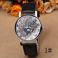 Miss Han Bannan Watch Double-Sided Hollow Mechanical Watches Student Casual Non-Leather Belt Quartz Watch Cool Watches Unique Watches Fashion Watch