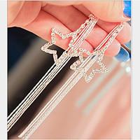 MISSING U Alloy / Rhinestone Earring Long Drop Earrings Party / Daily 1 pair