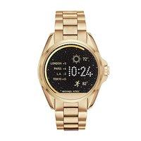 michael kors ladies access bradshaw gold smartwatch