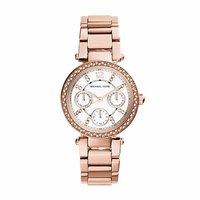 Micheal Kors Ladies Parker Rose Gold Plated Watch