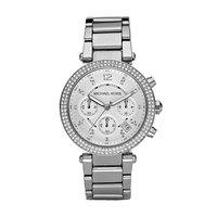 Michael Kors Ladies Parker Steel Glitz Watch