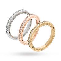 Michael Kors Three Coloured Stacking Ring - Ring Size L.5