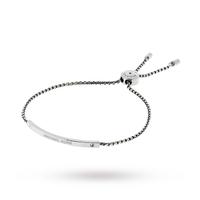 michael kors stainless steel logo slider bracelet