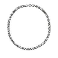 Michael Kors Ladies Silver Sparkle Pave Necklace